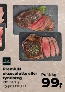 SuperBrugsen Premium okseculotte eller tyndsteg tilbud