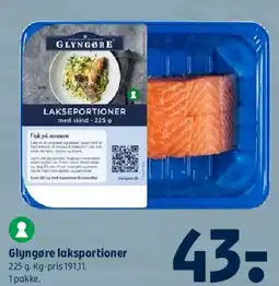 Coop 365 Glyngøre lakseportioner tilbud