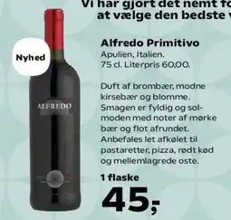 SuperBrugsen Alfredo Primitivo tilbud