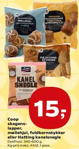 SuperBrugsen Coop bagværk / Hatting kanel snegle tilbud