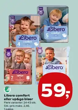 SuperBrugsen Libero bleer (comfort / up&go) tilbud