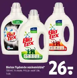 Coop 365 Biotex flydende vaskemiddel tilbud