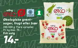 Bilka Økologiske grøntsager, frugt eller bær tilbud