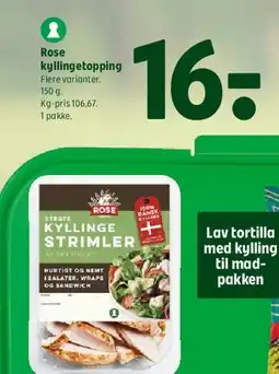 Coop 365 Rose kyllingetopping tilbud