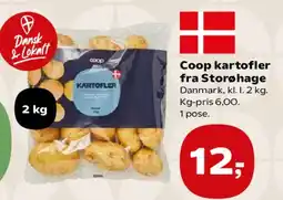 SuperBrugsen Coop kartofler fra Storehøge tilbud