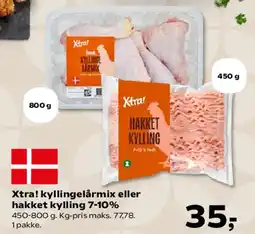 SuperBrugsen Xtra! kyllingelårmix eller hakket kylling 7-10% tilbud
