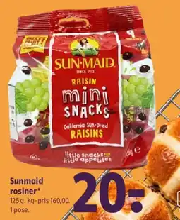 Coop 365 Sunmaid rosiner tilbud