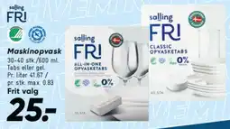 Bilka Opvasketabs (Classic / All-in-one) tilbud