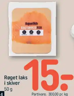 REMA 1000 Røget laks i skiver tilbud