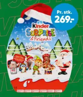 Bilka Kinder Surprise & Friends julekalender tilbud