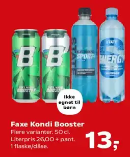 SuperBrugsen Faxe Kondi Booster tilbud