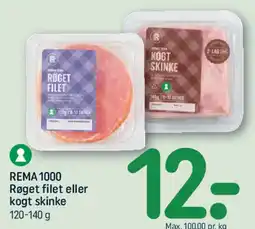 REMA 1000 Røget filet eller kogt skinke tilbud