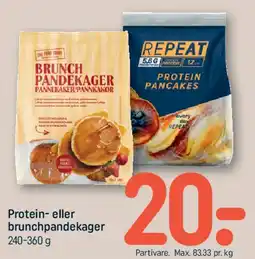 REMA 1000 Protein- eller brunchpandekager tilbud