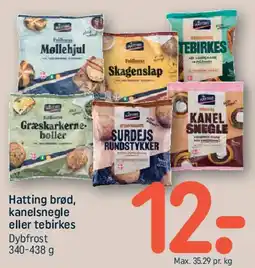 REMA 1000 Hatting brød, kanelsnegle eller tebirkes tilbud