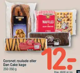 REMA 1000 Coronet roulade eller Dan Cake kage tilbud