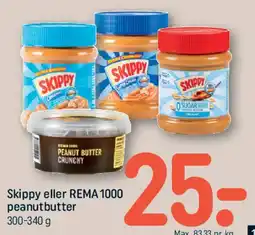REMA 1000 Skippy eller REMA1000 peanutbutter tilbud