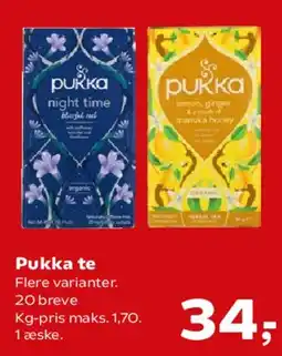 SuperBrugsen Pukka te tilbud