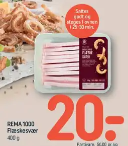 REMA 1000 Flæskesvær tilbud