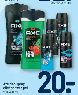 REMA 1000 Axe deo spray eller shower gel tilbud