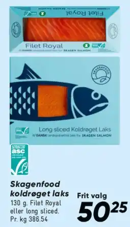 Bilka Skagenfood koldrøget laks tilbud