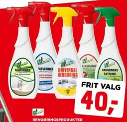 jem & fix W Cleaner rengøringsprodukter tilbud