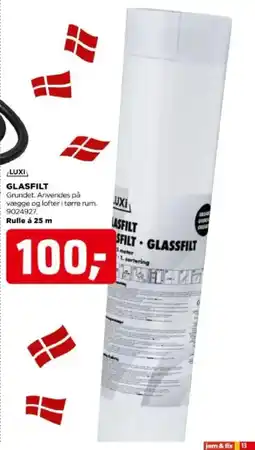 jem & fix Luxi glasfilt tilbud