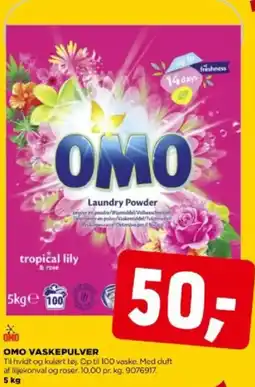 jem & fix Omo vaskepulver tilbud