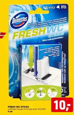 jem & fix Domestos Fresh Wc Sticks tilbud