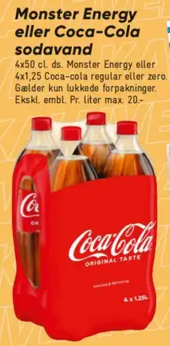 Bilka Coca‑Cola sodavand (4-pak) tilbud