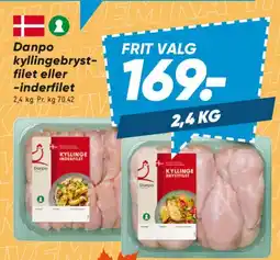 Bilka Danpo kyllingebryst-filet eller inderfilet tilbud