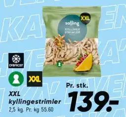 Bilka XXL kyllingestrimler tilbud