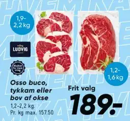 Bilka Osso buco / tykkam / bov af okse tilbud