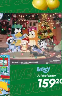 Bilka Bluey Julekalender (Bluey's Classic Christmas) tilbud
