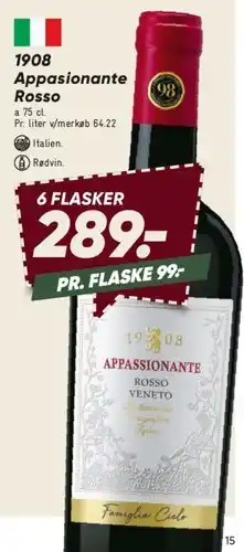 Bilka 1908 Appassionante Rosso tilbud
