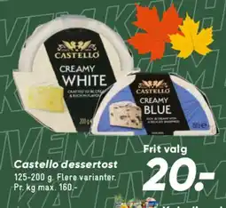 Bilka Castello dessertost tilbud