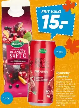 Bilka Rynkeby Blandet Saft eller Frugt Brus tilbud