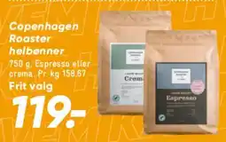 Bilka Copenhagen Roaster helebønner tilbud
