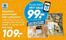 Bilka Easyfood pizzasnegle eller pølsehorn tilbud