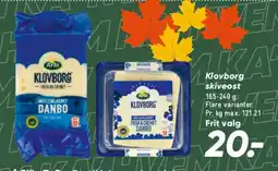 Bilka Klovborg skiveost / pålæg tilbud