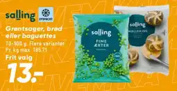 Bilka salling - grøntsager, brød eller baguettes tilbud