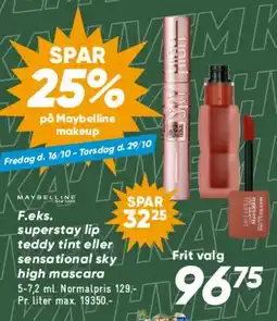 Bilka Maybelline makeup tilbud