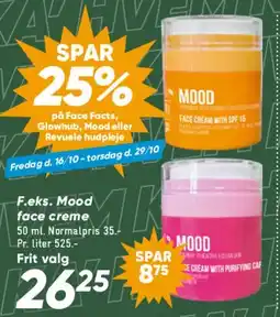Bilka MOOD face creme tilbud