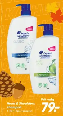 Bilka Head & Shoulders shampoo tilbud