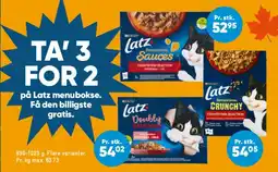 Bilka Latz menubokse (kattemad) - TA' 3 FOR 2 tilbud