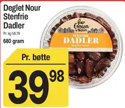 ABC Lavpris Deglet Nour Stenfrie Dadler tilbud