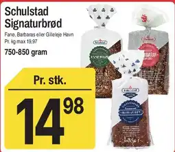 ABC Lavpris Schulstad Signaturbrød tilbud