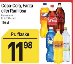 ABC Lavpris Coca-Cola, Fanta eller Ramlösa tilbud