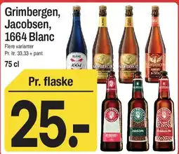 ABC Lavpris Grimbergen / Jacobsen / 1664 Blanc tilbud