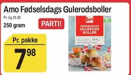 ABC Lavpris Amo Fødselsdags Gulerodsboller tilbud