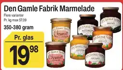 ABC Lavpris Den Gamle Fabrik Marmelade tilbud
